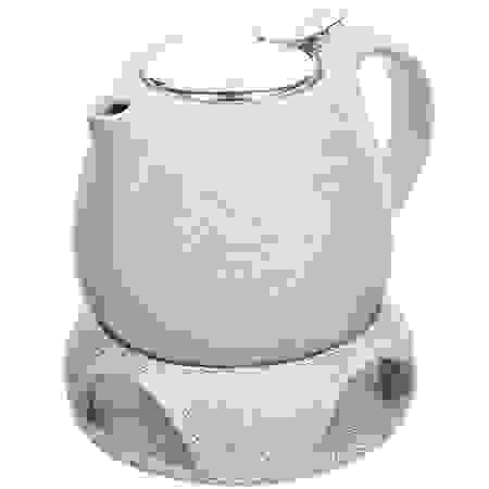 Завар/чайник БЕЖЕВЫЙ 750мл подст/подогрев LR 28685-3