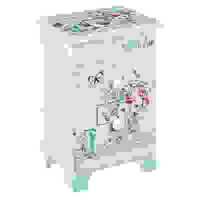 Шкатулка для украшений "Ваза с цветами", 18,5х7,5х11,5 , МДФ