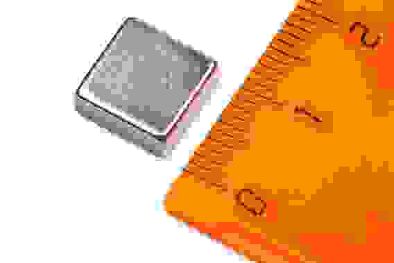 Неодимовый магнит прямоугольник 10х10х4 мм, 6шт, Forceberg