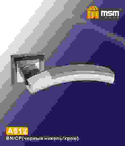 Ручка на квадратной накладке A612 BN/CP