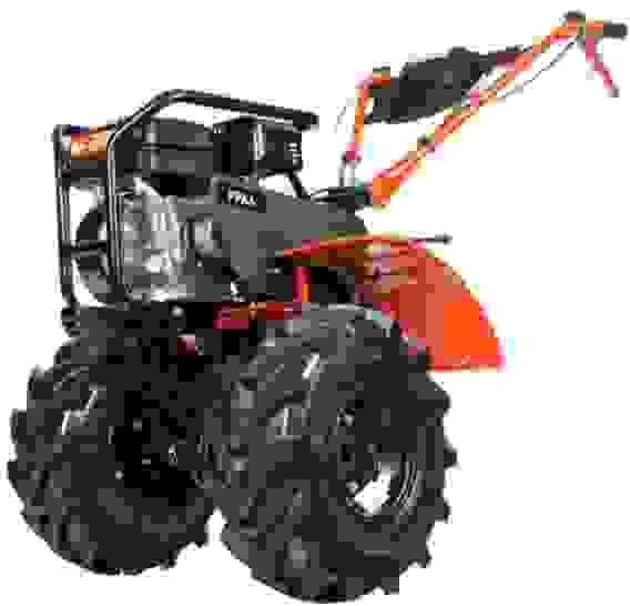 Мотоблок бензиновый Патриот Урал (колеса Extreme) Россия