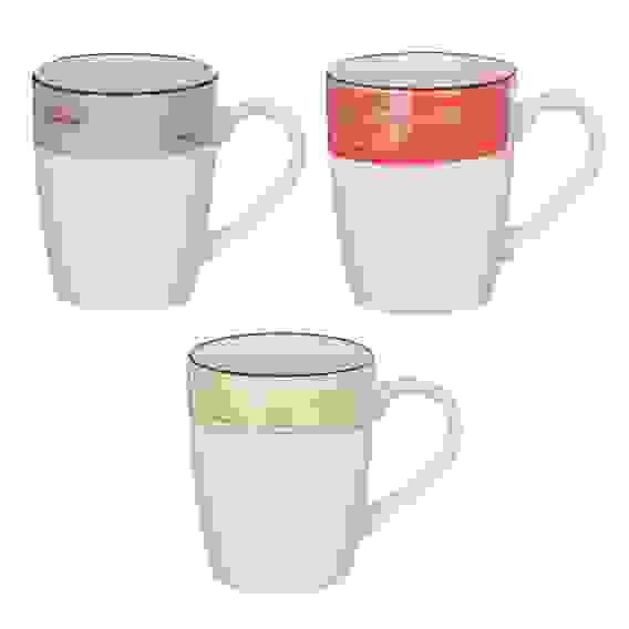 Кружка 360мл, 12,5х8,5х10,5см, керамика, 3 цвета Африка