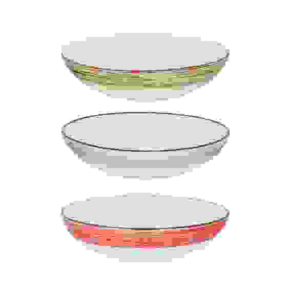 Салатник 870мл, 20,3х5см, керамика, 3 цвета Африка