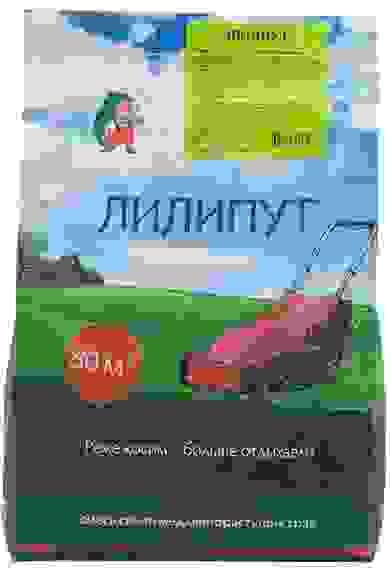 Семена газона Зеленый Ковер ЛИЛИПУТ медленнорастущий мешок 2кг