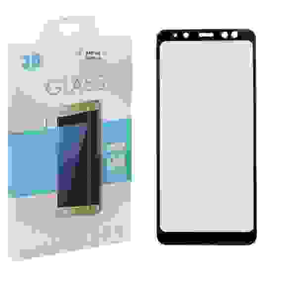 Защитное стекло Samsung A8 (2018) 0,3мм с рамкой