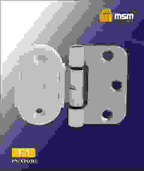 Петля для финской двери F1 PN (Хром)