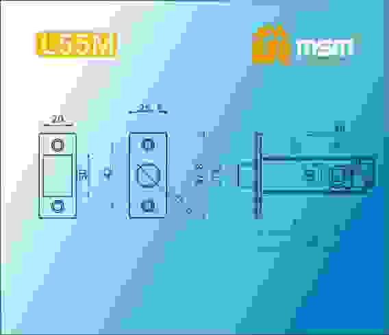 Внутренний механизм L55М SN (Матовый никель)