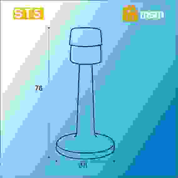 Упор дверной настеный ST5 SN (Матовый никель)