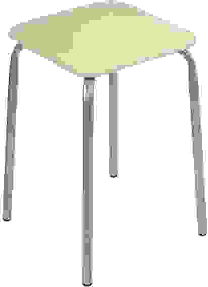 Табурет &quot;Эконом 3&quot; (ТЭ3/СК слон. кость) квадрат сид ДСП