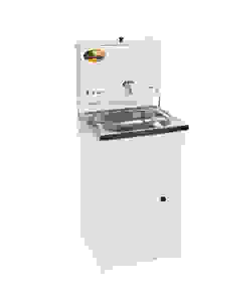 Умывальник дачный,с подогревом,нерж.мойка (белый)