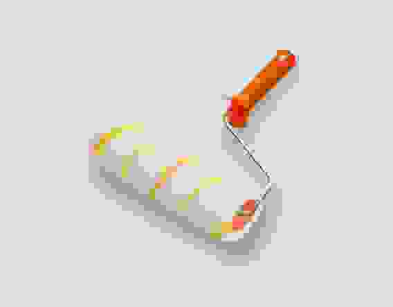 Валик "ПРОФИ"с 2К ручкой 8мм, Полиамид 180мм,d42мм,ворс 12мм,"БВ"