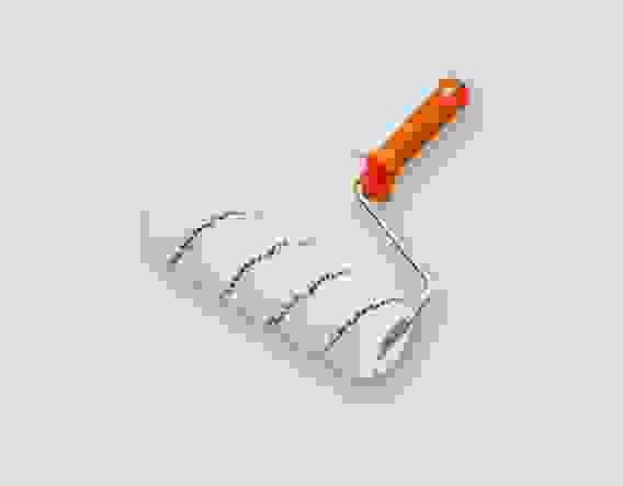 Валик &quot;ПРОФИ&quot;с 2К ручкой 8мм, Микрофибра 180мм,d42мм,ворс9мм,&quot;B.W.&quot;