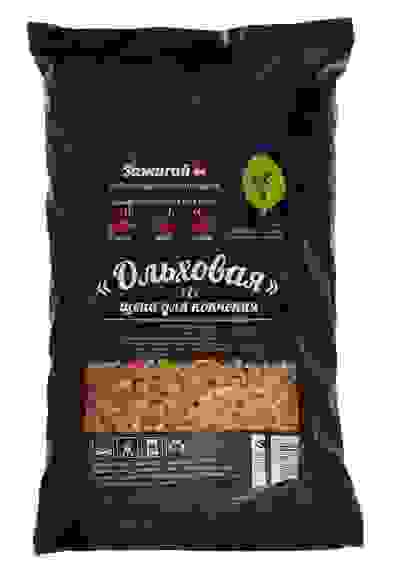 Щепа для копчения Ольха 1,2л (250гр) пакет Зажигай