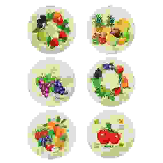 Подставка под горячее бамбук 14x14см; d14см, 6 дизайнов, LC996B