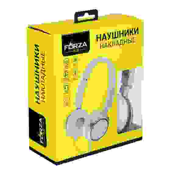 АКЦИЯ! Наушники накладные провод., поворотные, кабель 120см, металлик, 4цвета FORZA (гарант.2недели)