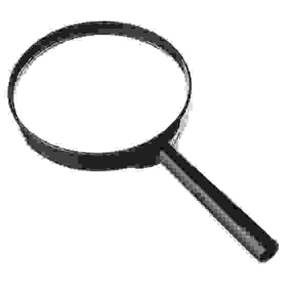 Лупа увеличительная d10см, пластик, 3-х кратное увеличение