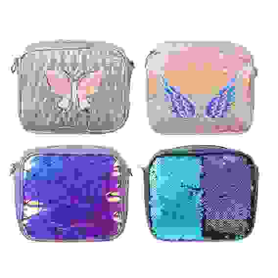 Акция! Сумочка детская на длинном ремне, ПУ, 20х17х7см, 4 дизайна PAVO