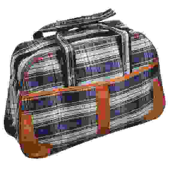 Сумка дорожная, полиэстер, искусств.кожа, 44х28х17см, 1 цвет PAVO