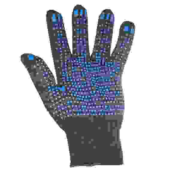 Перчатки п/ш с ПВХ черн