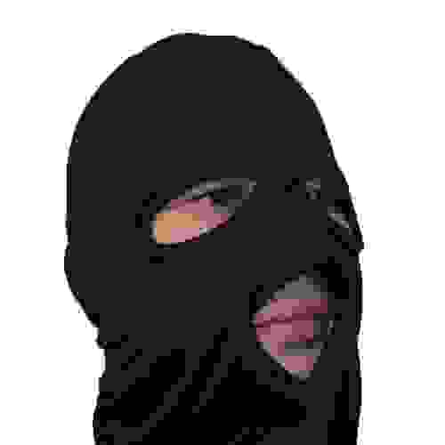 Шапка-маска трикотажная черный (Марка)