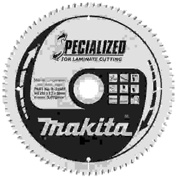 Диск пильный Makita 260х30х1,8х84Т (B-31603) ламинат