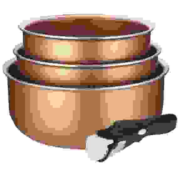 АКЦИЯНабор посуды с антиприг покрытием 4 предмета Galaxy GL 9520 ковш 1,3л= 16,7см, ковш 1,85л= 18,8