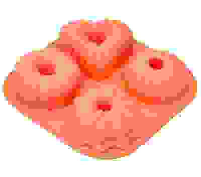 Форма для выпечки силиконовая 4 КЕКСА №2 16,5*16,5*3 см