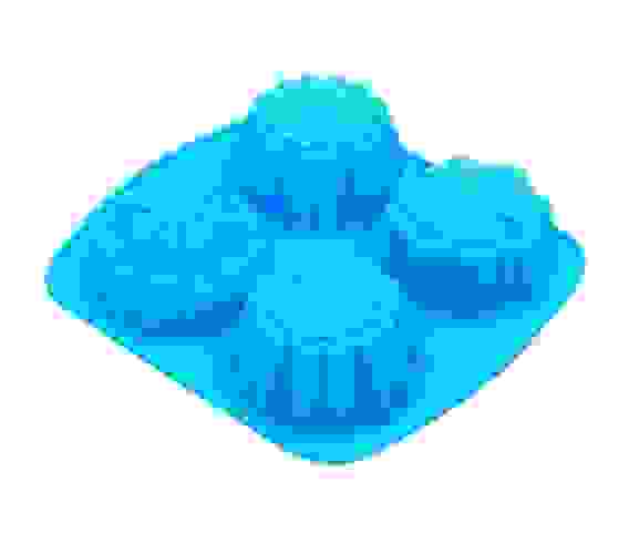 Форма для выпечки силиконовая 4 КЕКСА №1 15,5*14*3см