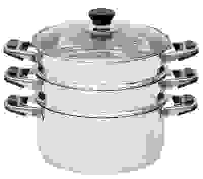 Мантоварка D24см 3 секции [АЛТЫН] ТРС 10,7л индукц. дно