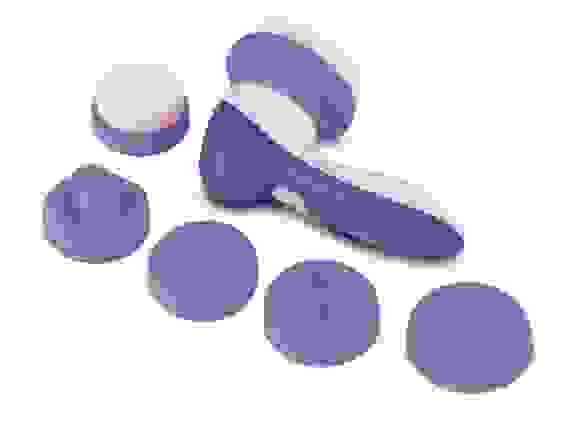 Массажер для лица, 2 скорости, 4500об/мин, 6 насадок Galaxy GL 4941 элементы питания типа АА: 2 шту