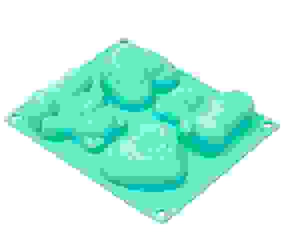 Форма для выпечки силиконовая 4 КЕКСА №3 17*3*14,8*3 см