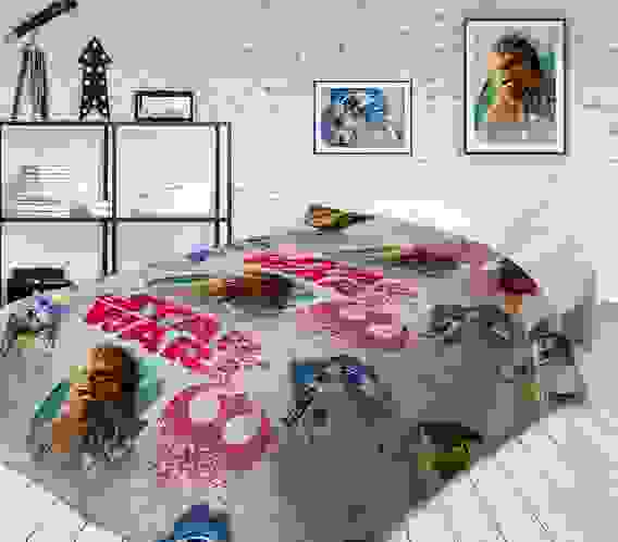 Акция! Покрывало Непоседа Star Wars Чубакка 145х200 хлопок 100 бязь детский стеганое мультиколор