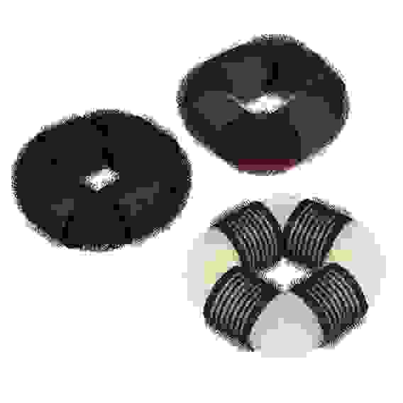 Заколка-бублик для волос, мягкий поролон с липучками, 8см, 3 цвета BERIOTTI