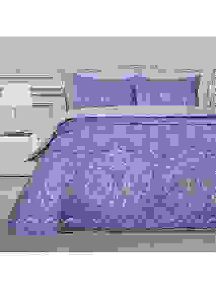 Покрывало стеганое &quot;Романтика&quot; 210х240 Бельведер голубой сети