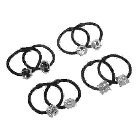 Набор резинок для волос 2шт, d5,5см, полиэстер, бижут.сплав, стекло, 3229-4 BERIOTTI