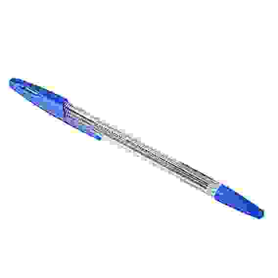 Ручка шариковая синяя R-301 Классик Стик, 1мм, прозрачный корпус, 43184 Erich Krause