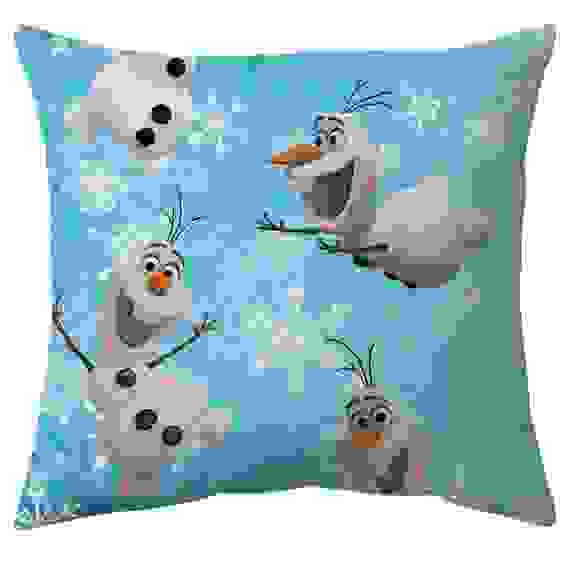 Акция! Подушка декоративная рогожка 45х45 &quot;Непоседа&quot; Холодное сердце Олаф