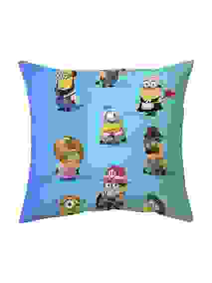 Акция! Подушка декоративная рогожка 45х45 &quot;Непоседа&quot; Миньоны Костюмированные миньоны