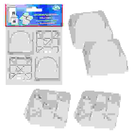 Антивибрационные подставки для стиральных машин и холодильников (круг. прозрач.) d 6см, h2см МТ76-13