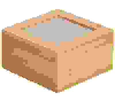 АКЦИЯ! Органайзер д/пакетиков чай/кофе бамбук 14*14*7,5см №3