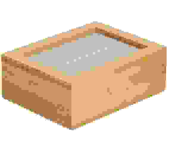 Акция! Органайзер д/пакетиков чай/кофе бамбук 21*16*7,5см №1