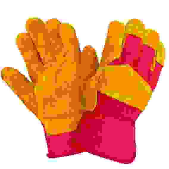 Перчатки комбинированные спилковые &quot;Русский лев&quot;