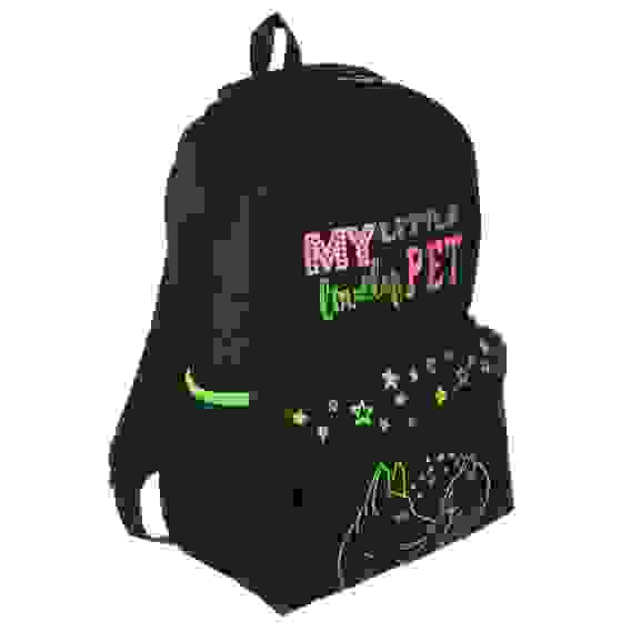 Рюкзак подростковый, 38x30x14см, ПЭ, 1 отделение, 3 кармана, уплотненные лямки Лавели пет