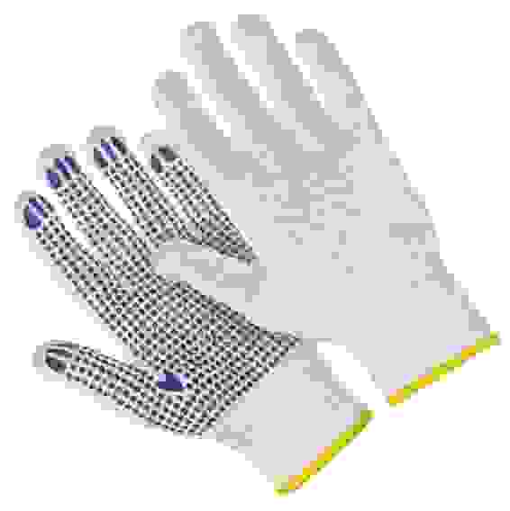 Перчатки 7 класс(6) с ПВХ точка