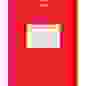 Тетрадь 48л А5ф Класс &quot;С&quot; клетка на скобе-ТЕТРАДЬ- Красная