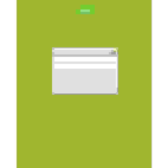 Тетрадь 48л А5ф Класс "С" клетка на скобе-ТЕТРАДЬ- Зеленая