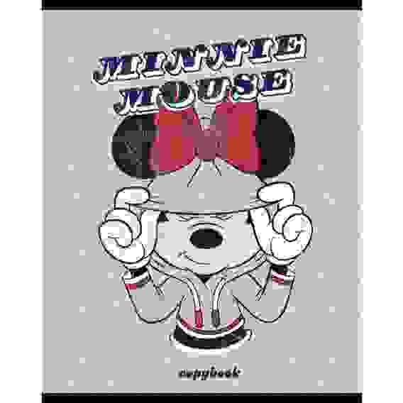 Тетрадь 18л А5ф клетка на скобе 5 диз.в блоке скругл.углы серия -Микки Маус-( DISNEY)