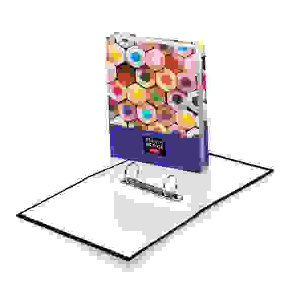 Папка А5ф на кольцах -Bright office-