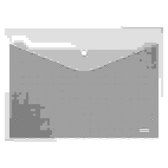 Папка-конверт Пластиковая на кнопке А4ф Hatber -Совершенно секретно-