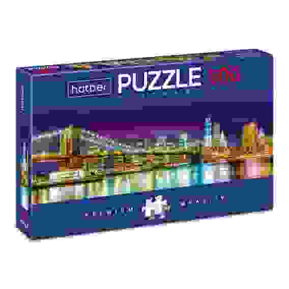 ПАЗЛЫ-ИГРА 500 элементов А2ф 665Х230ММ Панорама-Ночной город-